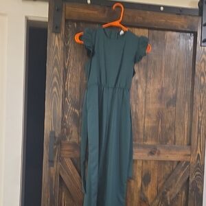 SHEIN Green Casual Kids Romper Size 9